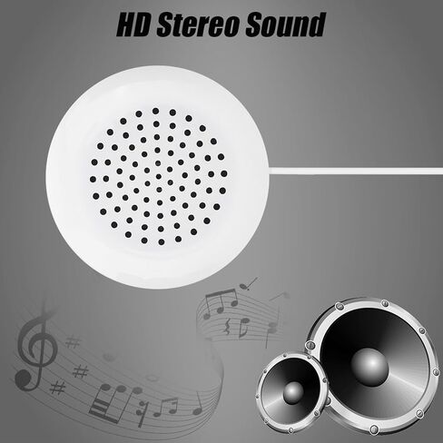 5Pcs Pillow Speakers for Sleeping Set, 3.5mm Under Pillow Speaker with 100cm Wire, Portable ABS Speaker for Sleep for MP3, MP4, Phone, CD Player in Saudi Arabia