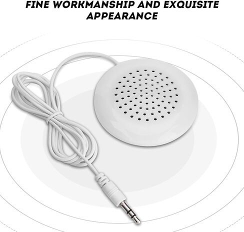 5Pcs Pillow Speakers for Sleeping Set, 3.5mm Under Pillow Speaker with 100cm Wire, Portable ABS Speaker for Sleep for MP3, MP4, Phone, CD Player in Saudi Arabia