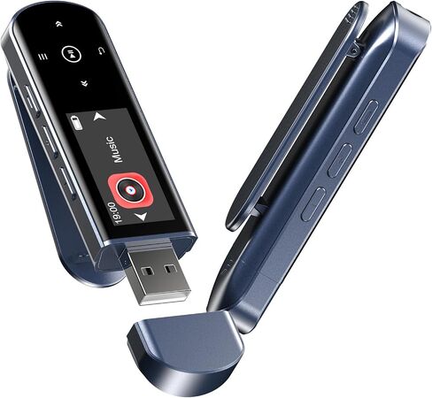 RUIZU 32GB USB MP3 Player with Bluetooth 5.3 & Clip for Sports Running in Saudi Arabia