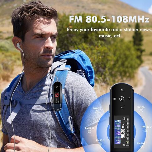 RUIZU 32GB USB MP3 Player with Bluetooth 5.3 & Clip for Sports Running in Saudi Arabia