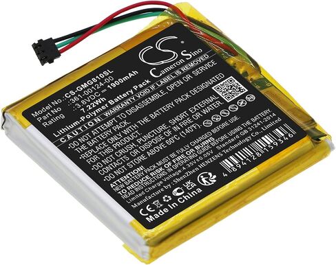 Battery for Garmin Approach G80,fit Part NO:361-00124-00 (1900mAh) in Saudi Arabia