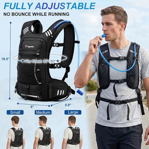 Fragraim Hydration Backpack 2L Running Hydration Vest with Bladder in Saudi Arabia