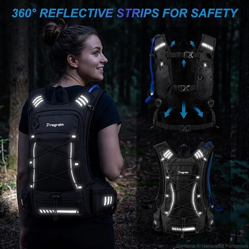 Fragraim Hydration Backpack 2L Running Hydration Vest with Bladder in Saudi Arabia