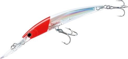 Yo-Zuri Crystal 3D Minnow Deep Diver Lure, Red Head, 5-1/4-Inch in Saudi Arabia
