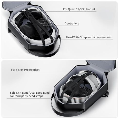 ANNAPRO Ultimate VR Full Kit for Meta Quest 3/3S: A3 Max Battery Head Strap + P1 Battery Pack + CS1 Charging Dock + Carrying Case, Complete Portable Power & Travel System in Saudi Arabia