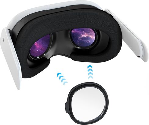 VR Myopia Glasses Lenses for Quest 3, Maxonar Lenses Insert Compatible with Meta Quest 3, Easy-to-Install, SPH:-1.50 in Saudi Arabia