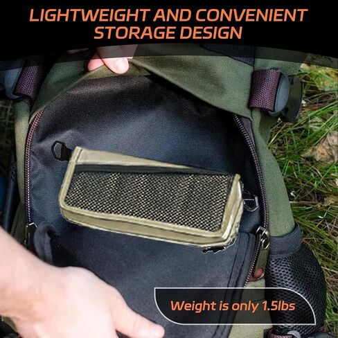 Portable Compact Collapsible Stool, 12.6" Tall in Saudi Arabia