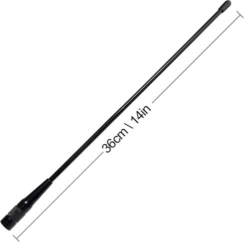 UAYESOK GMRS Handheld Radio Antenna 462-467MHZ SMA-Male, 15-Inch Soft Whip in Saudi Arabia