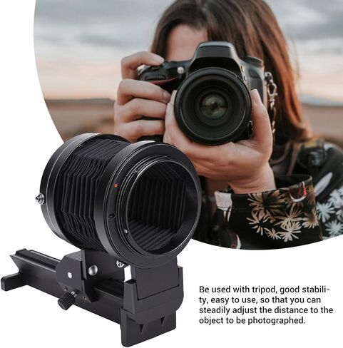 Cuifati Macro Close Up Bellows for SLR Camera Adjustable Extension Bellows with Aluminum Alloy Tripod Mount for Enhanced Macro Photography in Kuwait