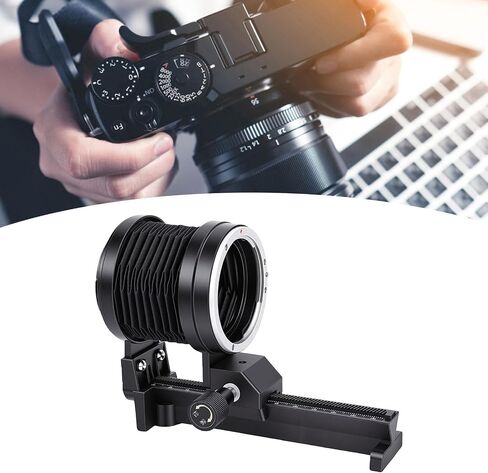 Cuifati Macro Close Up Bellows for SLR Camera Adjustable Extension Bellows with Aluminum Alloy Tripod Mount for Enhanced Macro Photography in Kuwait