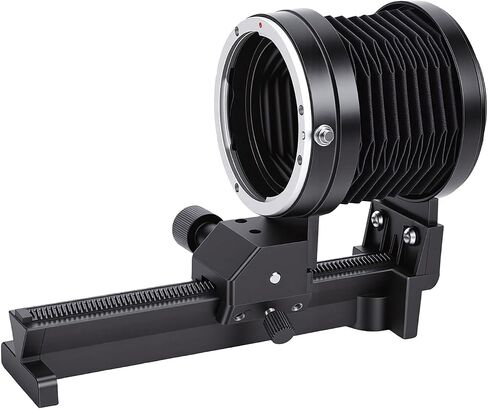 Focket Macro Bellows, Precision Focusing Adjustable Accordion Macro Extension Bellows, Close Up with 2 Caps for SLR Camera in Saudi Arabia