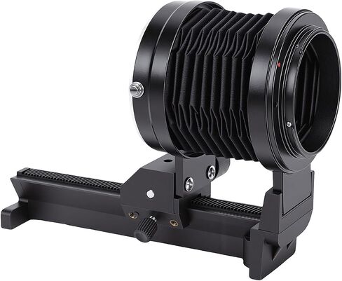 Focket Macro Bellows, Precision Focusing Adjustable Accordion Macro Extension Bellows, Close Up with 2 Caps for SLR Camera in Saudi Arabia