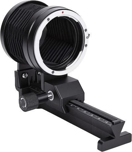 Focket Macro Bellows, Precision Focusing Adjustable Accordion Macro Extension Bellows, Close Up with 2 Caps for SLR Camera in Saudi Arabia