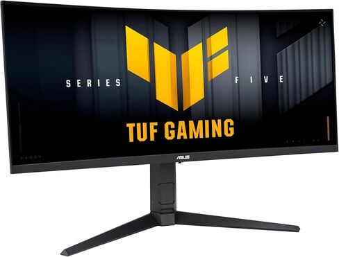 ASUS TUF Gaming 34" 1440P Ultrawide Curved Monitor - 250Hz, 0.5ms, FastIPS, FreeSync Premium, Extreme Low Motion Blur, Display HDR400, 95% DCI-P3, Display Widget, Gaming AI, 3 yr Warranty in Saudi Arabia