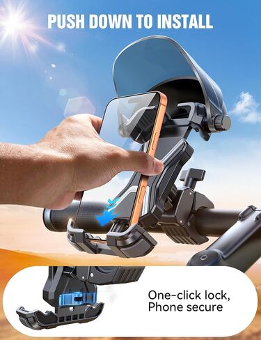 JOYROOM Bike Phone Holder Mount [Avoid Glare] Ebike Phone Holder Handlebar in Saudi Arabia