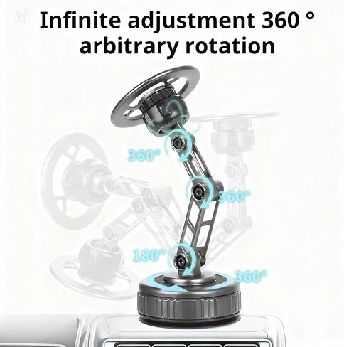 G188S Phone Holder Magnetic Car Mount in Saudi Arabia
