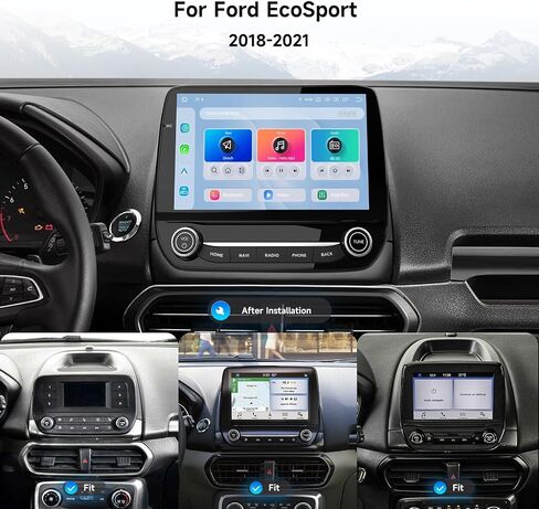 داسايتا 8GB + 256GB ستيريو سيارة لفورد EcoSport 2018 2019 2020 2021 in Saudi Arabia