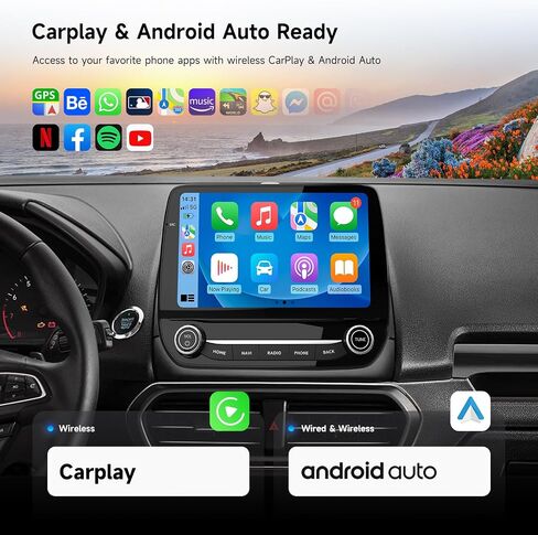 داسايتا 8GB + 256GB ستيريو سيارة لفورد EcoSport 2018 2019 2020 2021 in Saudi Arabia