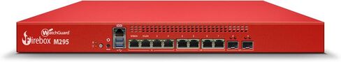 استبدل ما يصل إلى WatchGuard Firebox M295 مع مجموعة أمان أساسية لمدة 3 سنوات - جدار حماية Rackmount، 4X 2.5 جيجابت RJ45 + 4X 1 جيجابت RJ45 و2X 10 جيجابت SFP + منافذ، أمان فرع صغير (WGM295000+WGM2950203) in Saudi Arabia