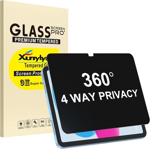 360° 4 Way Privacy Screen Protector for iPad A16 11th/ 10th Gen in Saudi Arabia