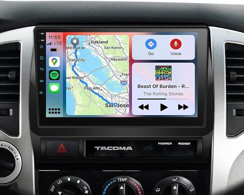 Car Radio for Toyota Tacoma 2005-2015 Wireless Carplay Android Auto,9 inch HD IPS Touchscreen Car Stereo with Mirror Link Bluetooth/EQ/FM/SWC in Saudi Arabia