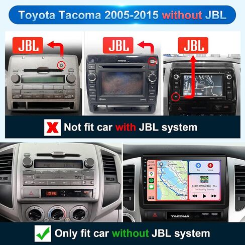 Car Radio for Toyota Tacoma 2005-2015 Wireless Carplay Android Auto,9 inch HD IPS Touchscreen Car Stereo with Mirror Link Bluetooth/EQ/FM/SWC in Saudi Arabia