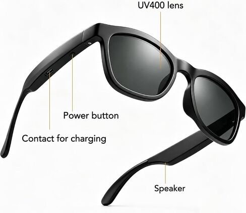 S7 Sunshine Bluetooth Audio Sunglasses, Lightweight Open Ear Sport Glasses, UV400 Protection in Saudi Arabia
