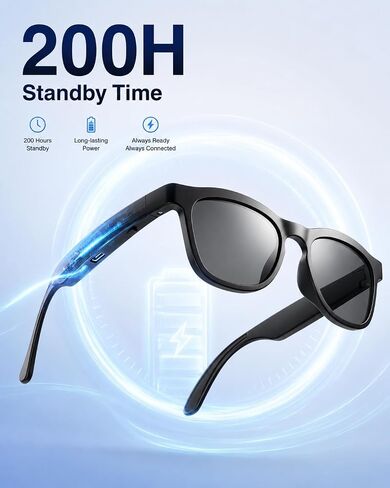 S7 Sunshine Bluetooth Audio Sunglasses, Lightweight Open Ear Sport Glasses, UV400 Protection in Saudi Arabia