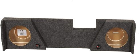 Q Power GMC102014DCAB Dual 10" Subwoofer Enclosure Box for 2014-2016 Chevy Silverado and GMC Sierra Double Cab Trucks in Saudi Arabia