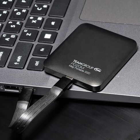 TEAMGROUP PD20M 1TB Magnetic External SSD Read up to 2000MB/s USB 3.2 Gen 2x2 Type-C 4K ProRes HDR Record iPhone 15 16 17 Pro Max,Tablet TPSEG2001T0C108 in Saudi Arabia