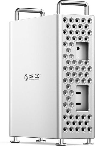 حامل ORICO MiniPro مع 1 تيرابايت NVMe SSD (مدمج بدون إزالة)، موزع USB-C 4 في 1 لجهاز Mac mini، نقل بيانات عالي السرعة 10 جيجابت في الثانية، تصميم خالٍ من الأدوات، حل تخزين خارجي (MS10-1T) in Saudi Arabia