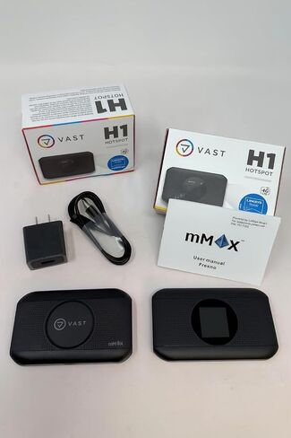 Vast H1 4G LTE MiFi Mobile WiFi Hotspot Router - GSM Unlocked for T-Mobile and Global Carriers in Saudi Arabia