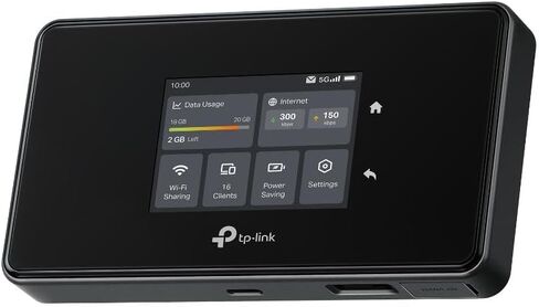 TP-Link 5G Mobile Hotspot ثلاثي الموجات AXE3600 6E راوتر واي فاي محمول in Saudi Arabia