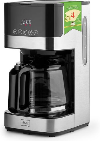 Melitta Aroma Tocco Glass 10-Cup Drip Coffee Maker, Black in Saudi Arabia