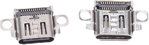 2 TypeC Console Ports, Replacement Charging Port, Reliable Quality, Convenient Charging for 2, Parts Console Jack for Users in Saudi Arabia
