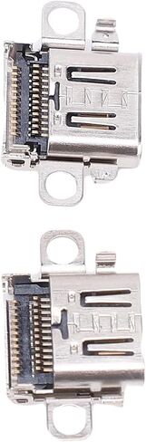 2 TypeC Console Ports, Replacement Charging Port, Reliable Quality, Convenient Charging for 2, Parts Console Jack for Users in Saudi Arabia