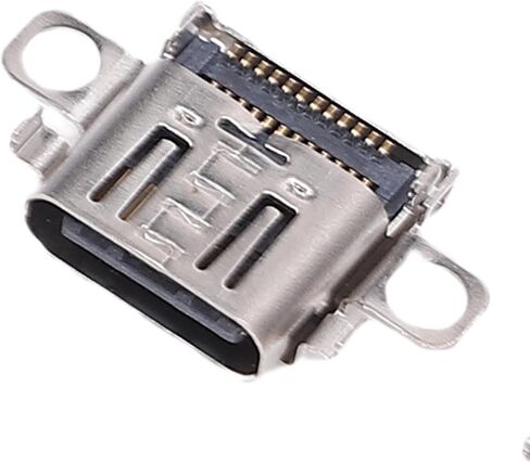 2 TypeC Console Ports, Replacement Charging Port, Reliable Quality, Convenient Charging for 2, Parts Console Jack for Users in Saudi Arabia