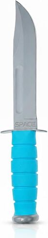 KA-BAR 1313SF Ussf Space-Bar Knife Blue Kraton G Handle, Gray Hard Sheath, Straight Edge in Saudi Arabia