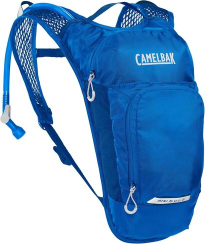 CamelBak Mini M.U.L.E. Kids Hydration Backpack, Lightweight Trail and Bike Pack with 50oz Reservoir, Blue in Saudi Arabia