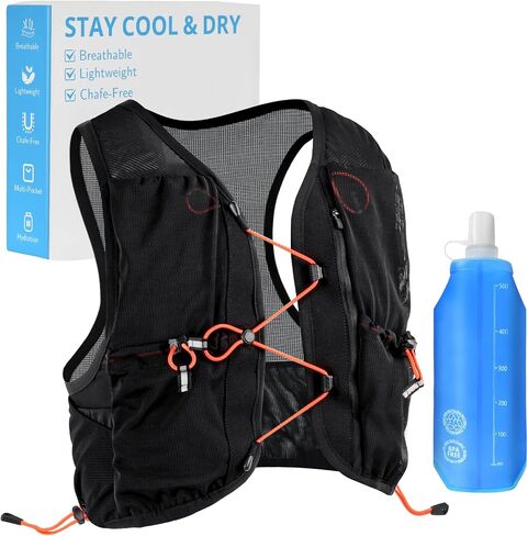 Running Vest for Women Men Hydration Vest with 500ml Flask in Saudi Arabia