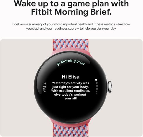أحدث طراز لساعة Google Pixel Watch 3 (45 ملم) - هيكل من الألومنيوم باللون الأسود غير اللامع - سوار من حجر السج - شبكة Wi-Fi (متجددة) in Saudi Arabia
