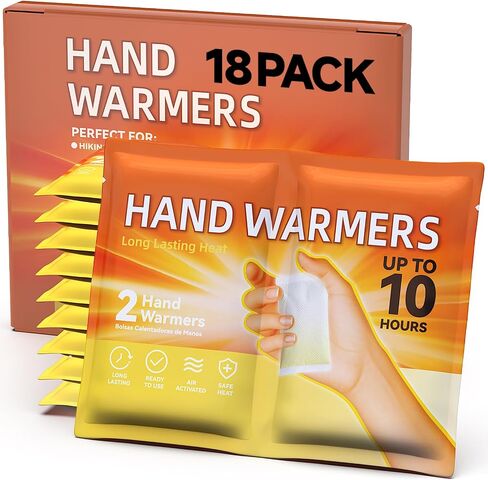 YOSHENNMO Hand Warmers Disposable - Up to 10 Hours of Heat, Super Long Lasting Air Activated Warmers, Quick & Easy Activation, Portable Odor, Free Warmth for Hands in Saudi Arabia