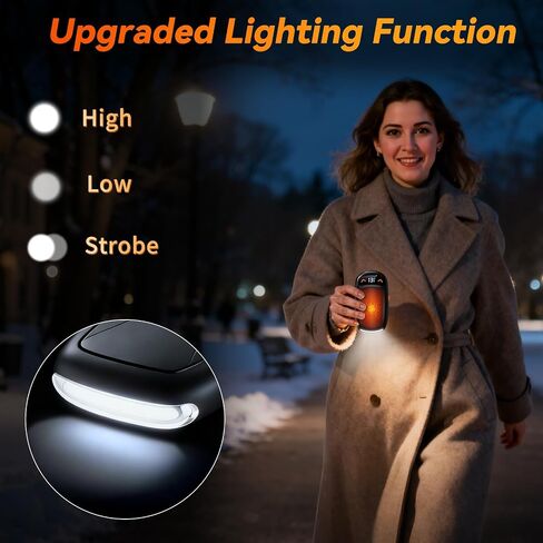 Rechargeable Hand Warmer 2Pack, AI Chips Electric Hand Warmers with LED Display, 3 Temps Portable Magnetic Handwarmers, Pocket-Sized Electronic Hand Warmers for Man, Women, Camping, Hunting, Christmas in Saudi Arabia