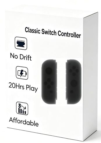 MOMOTA Crystal buttons Controllers for Switch，Replacement Wireless Controllers with Hall Effect Joystick & 6-Axis Gyroscope & HD vibration & NFC (Random colors) in Saudi Arabia