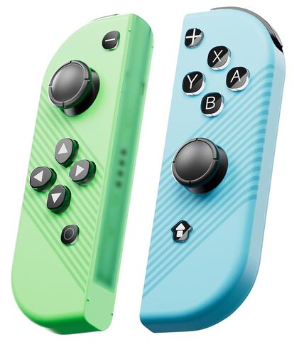 MOMOTA Crystal buttons Controllers for Switch，Replacement Wireless Controllers with Hall Effect Joystick & 6-Axis Gyroscope & HD vibration & NFC (Random colors) in Saudi Arabia