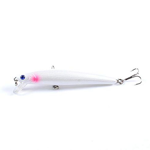 6 Pcs Floating Jerkbait Crankbait Minnow Lures Set, as Topwater Hard Swimbait for Salmon Trout Walleye Trout Bass Redfish Freshwater Saltwater 25 in Saudi Arabia