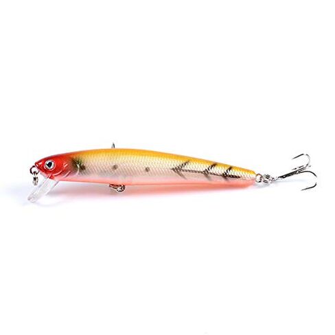 6 Pcs Floating Jerkbait Crankbait Minnow Lures Set, as Topwater Hard Swimbait for Salmon Trout Walleye Trout Bass Redfish Freshwater Saltwater 25 in Saudi Arabia