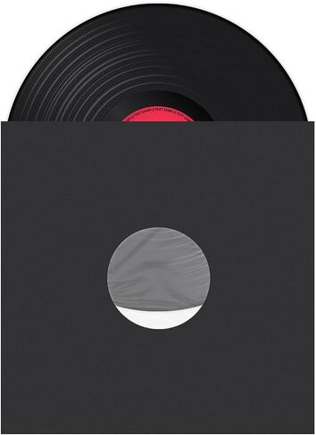 12 Inch Record Inner Sleeves with Polyethylene Film, Pack of 20 in Saudi Arabia