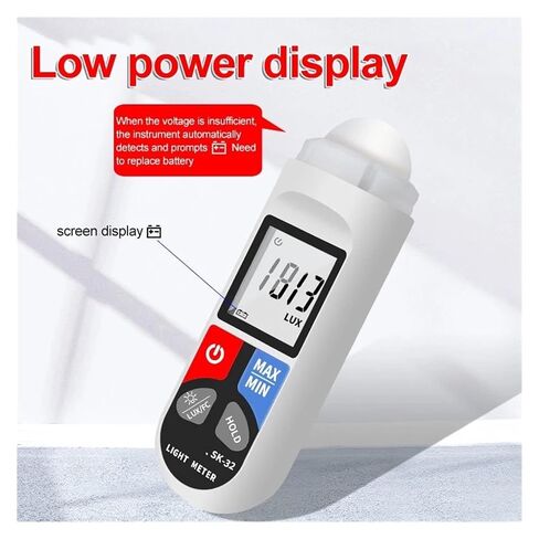Digital Lux Meter Illuminometer 0–200,000 Pocket Light with LCD Display in Saudi Arabia