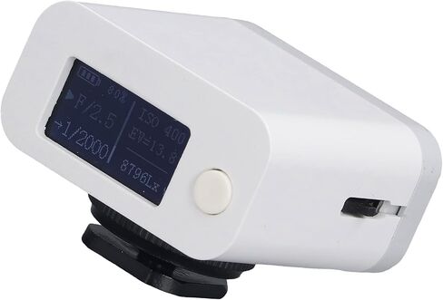 FTVOGUE Camera Light Meter with USB Cable, ABS Material, 45° Average Metering, 26 Hours Endurance for Photographers and Enthusiasts in Saudi Arabia
